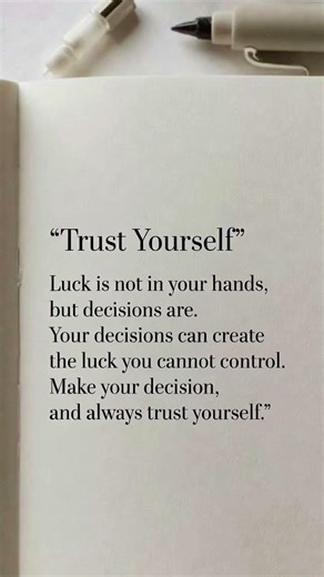 Trust Yourself | Powerful Motivation About Decisions and Success