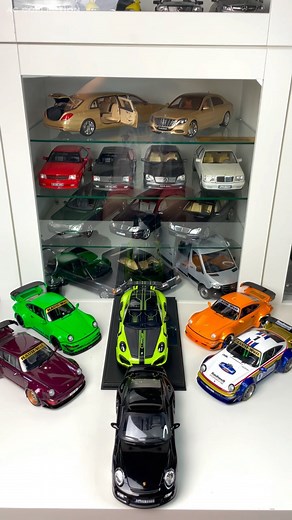 5.4K views · 53 reactions | My small 1:18 Porsche collection Models by: @techart @solidomodels @norevofficial Video by @alexandru_ac You can buy some of the models from @cartima.modelcars | AC Collection | Facebook