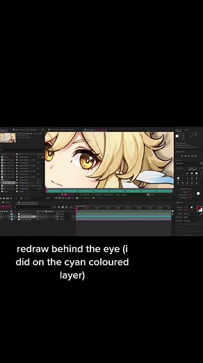 How to Create Blinking Animation in Genshin Impact Using After Effects