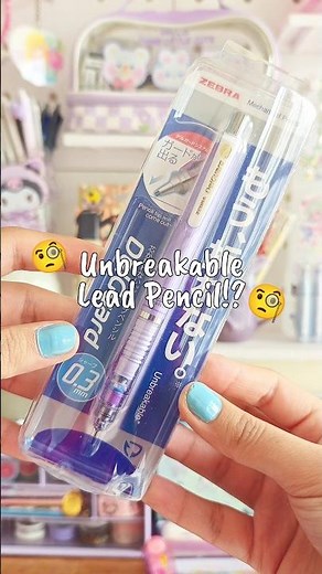 unbreakable lead pencil 🧐✏️ Zebra Delguard ✨ #shorts