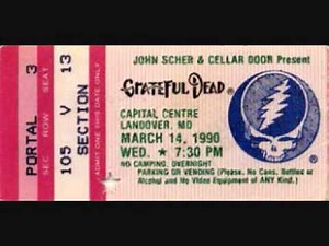 30th Anniversary of The Grateful Dead's Spring 1990 Tour: The Capital Centre, Landover, MD 3/14/90 - Glide Magazine