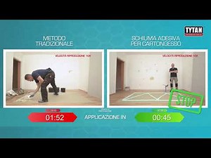 Schiuma Adesiva per CARTONGESSO - Triplica la tua velocità