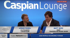 Liquiditeam 联合创始人乔纳斯·鲁贝尔 (Jonas Rubel) 与马特·伯德 (Matt Bird) 在世界经济论坛上 | ESG新闻