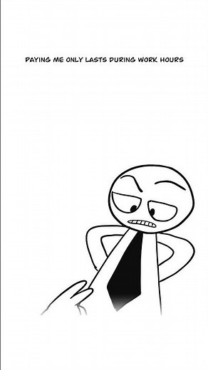 WORKING OVERTIME (Animation Meme) #shorts