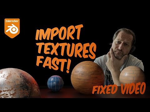 A Faster Way to Use AmbientCG Textures in Blender - FIXED VIDEO