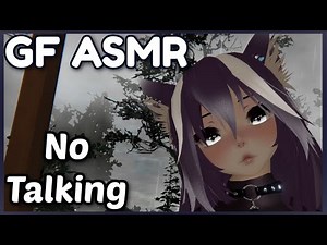 ASMR | Rainy day ear noms & kisses (No Talking) | Personal Attention Roleplay (VRChat)