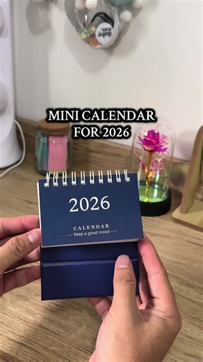 2026 Mini Desk Calendar for Organization