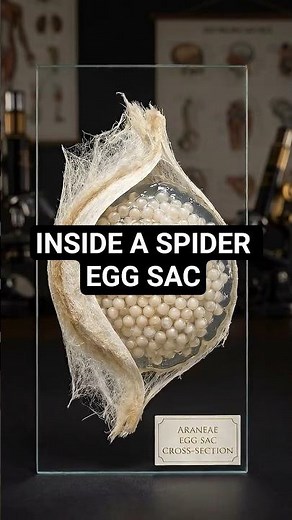 Inside a Spider Egg Sac🕷️