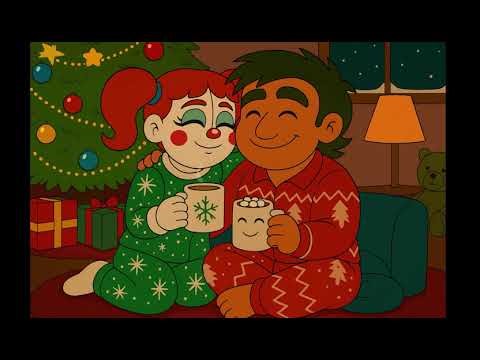 Me and circus baby Christmas Eve art