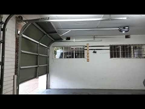 Centurion SD04 T12 Sectional Garage Door Motor on Aluzinc Single Garage Door