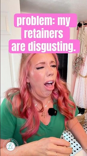 How to Clean Retainers Naturally with 3 Ingredients! 🦷 #cleaninghacks