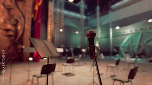 Opera Serenade: A Musical Moment Captured in a Room of Melodies