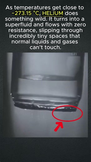 Superfluid Helium Does the Impossible!
