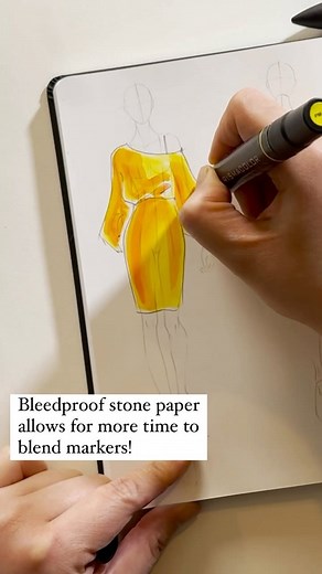 Zoe Hong | @etchedstonepaper helped me create my dream sketchbook! Link in bio! Bleedproof marker paper with my templates for quickly expressing my... | Instagram