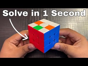 How to Solve Rubik’s Cube in Just 1 Second :