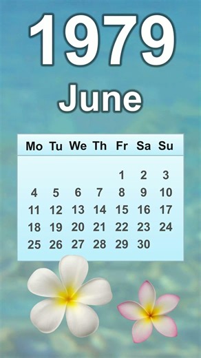 June 1979 Calendar