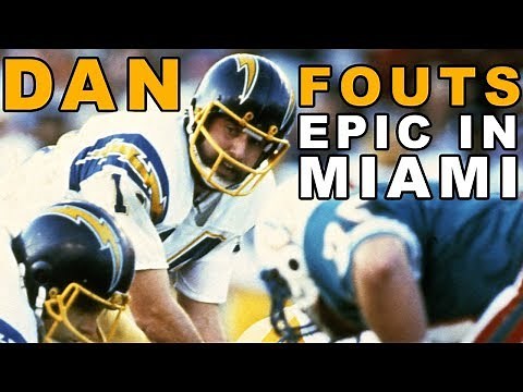 Dan Fouts Lights Up Dolphins with 380yds 4 TDs | LA Chargers