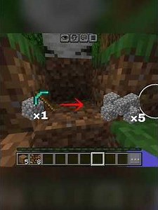 MINECRAFT BUT BLOCK DROP IS MULTIPLE ☠️ #minecraftshorts #minecraft #shorts #viral