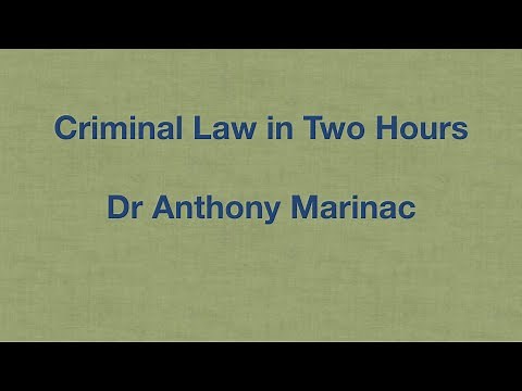 Criminal Law in Two Hours