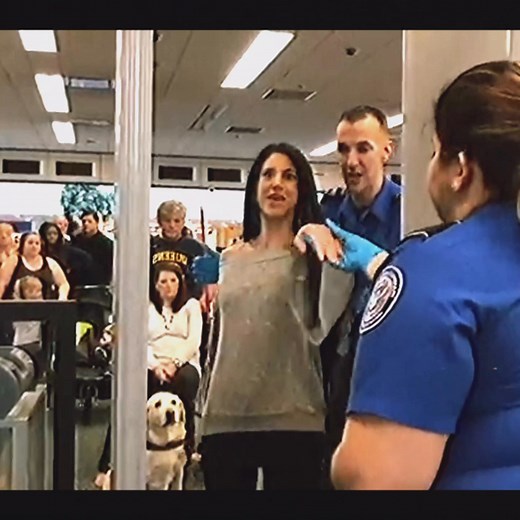 496K views · 64 reactions | An airport security check was underway with guide dog Antonia and what happened next was shocking Watch: [in comment] - Made with AI | What is the world | Facebook