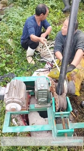 Field cable pulling, efficient construction wisdom of small winch