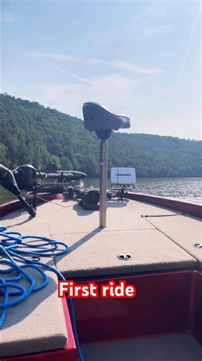 First ride in my new to me Ranger bass boat last year. #bassboat #fishing