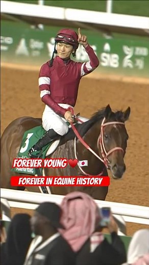 FOREVER YOUNG wins the 2026 Saudi Cup and cements place in world horse racing history 🏇🇯🇵