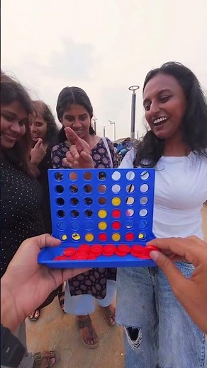 First time playing with girls 😅👀” #games #challenge