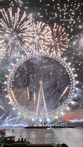 Happy New Year, London! 🎆 Welcoming 2024 in style with an incredible firework display in front of the iconic London Eye🎡 📍London Eye #LetsDoLondon #VisitLondon | Visit London