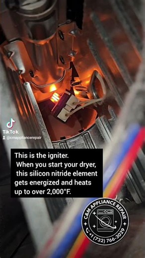 Why Your Gas Dryer Won't Heat! (Igniter Explanation) 🔥