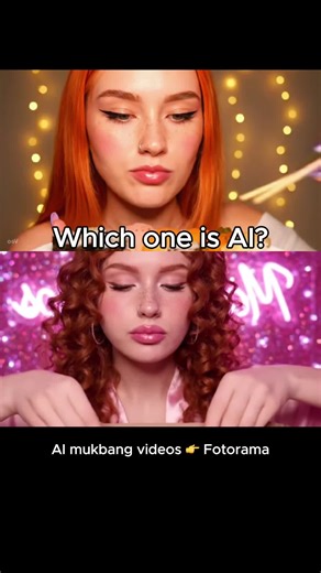 Fotorama - AI Photo Generator | Real or AI viral ASMR AI mukbang video generator #mukbang #aimukbang #veo3 #aifilter #aivideo #aivideomaker #oddlysatisfying... | Instagram