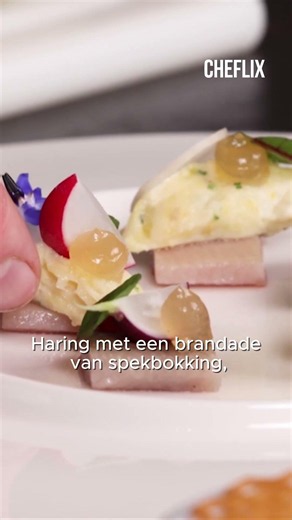 Op deze manier maak je van haring een geweldige amuse 🫶#cheflix #haring #happieharing #eriktas
