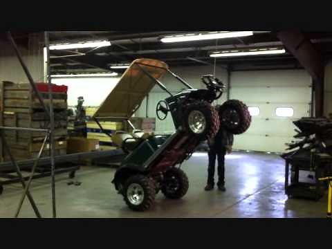 Jake's EZGO TXT Winch Mount Strength Test