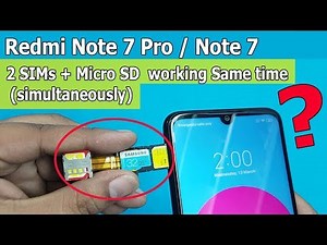 Dual Sim & SD Card Simultaneously on Redmi Note 7 Pro & Redmi Note 7/ 7S Working or NOT
