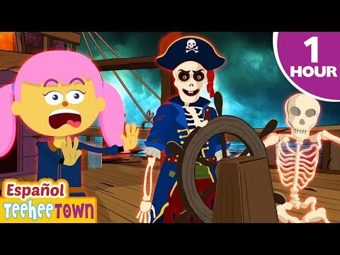 [4K] ¿Quién es el capitán de este barco embrujado? 🚢| Canciones de miedo para niños | Pueblo Teehee