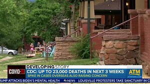 5.9K views · 91 reactions | COVID LATEST: The CDC is now forecasting 23,000 deaths from the virus over the next 3 weeks as 33 states report a rise in new cases. ABC's Alex Presha has details. | World News Now | Facebook