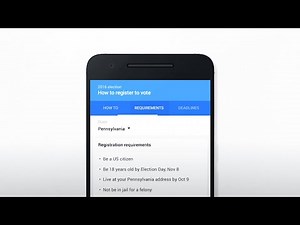 Google, for the election