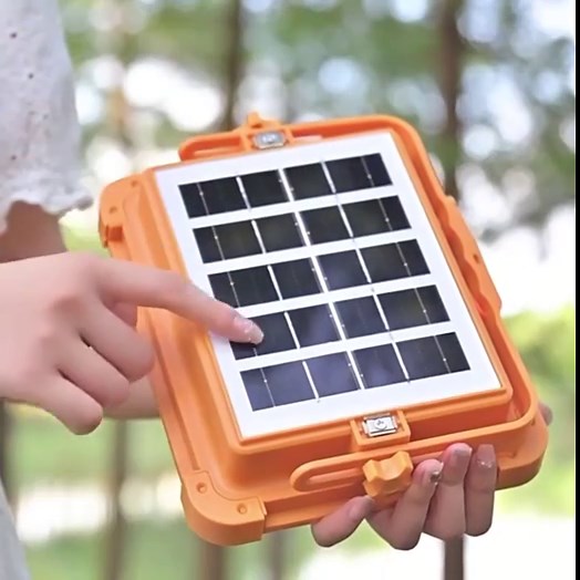 🔥 3000W🔥 Solar Light Outdoor Waterproof Rechargeable LED Floodlight, Portable Lantern Work Light with Solar Panel, 50000mAh USB Rechargeable Lamp, for Camping, Building, Garage, Workshop Christmas Lights | Lazada PH