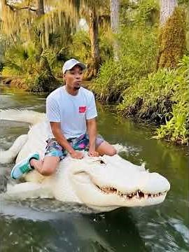 1 in 1,000,000 Albino Alligator Encounter 🐊🤍 (Unreal!)
