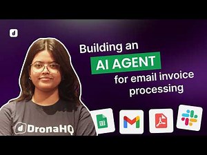 Build an Email invoice processing AI agent in minutes