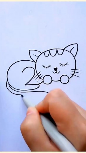 466K views · 5.2K reactions | How to Draw a Cat Tutorial Video and a Cat Drawing Coloring Page #HowtoDraw #CatTutorial #CatDrawing | How To Make | Facebook