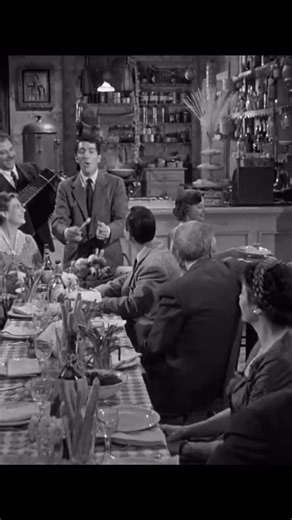 Dean Martin and Jerry Lewis in The Caddy (1953) “That’s Amore,” sung by Dean Martin, became a multi-million-selling hit and one of his signature songs. The tune appears over the closing credits of Rear Window (1954) and is widely recognized as the theme song of Moonstruck (1987). An instrumental version is also featured in Houseboat (1958). | Old Hollywood