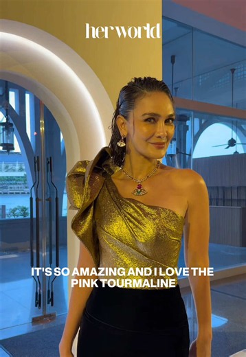 Another stunning moment from Bvlgari's High Jewellery Trunk Show Gala Dinner! We caught up with the radiant Luna Maya! The Indonesian star known for being an actress, singer, model,, and presenter, told us her favourite piece from the night, what she loves about Singapore, and shared the sweetest message for her SG fans. #HerWorldSingapore #Bvlgari #LunaMaya #lunamaya🥰❤️🥰