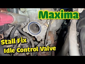 Nissan Maxima STALLS out bad idle control valve 1998 1999 2000 2001