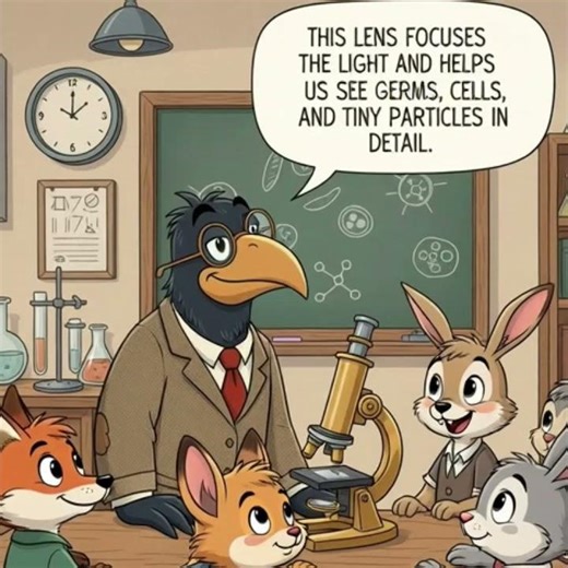 Tiny World Revealed by Microscope | Story Nest #storynest #cartoon #animatedstories