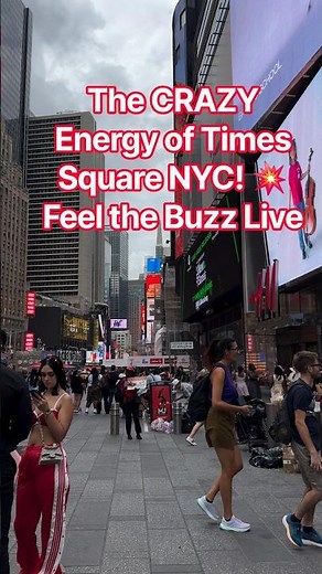 The CRAZY Energy of Times Square NYC! 💥 Feel the Buzz Live 4K