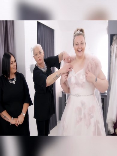 36K views · 744 reactions | Bride to be Michelle has undergone dramatic weight loss, but it’s left her with new insecurities. Will Jo and Alison be able to find her a dazzling wedding gown that helps her feel confident again? | Curvy Brides' Boutique - TLC | Facebook