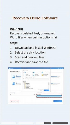 Accidentally closed Word without saving? Learn how to recover Word documents in simple steps #word