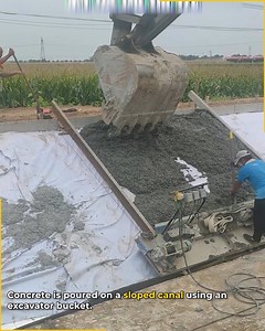 Power Trowel Surface Finishing. #ConcreteWork #ConstructionProcess | Gizmo Trends