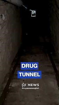 Drug tunnel found by US under Mexico border